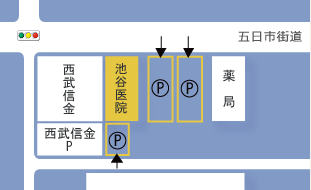 池谷医院 専用駐車場